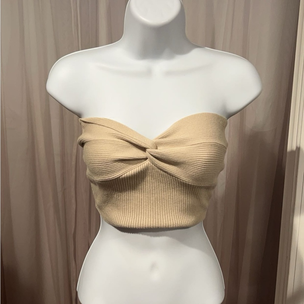 KALLISTA TUBE TOP CREAM - Princess Polly